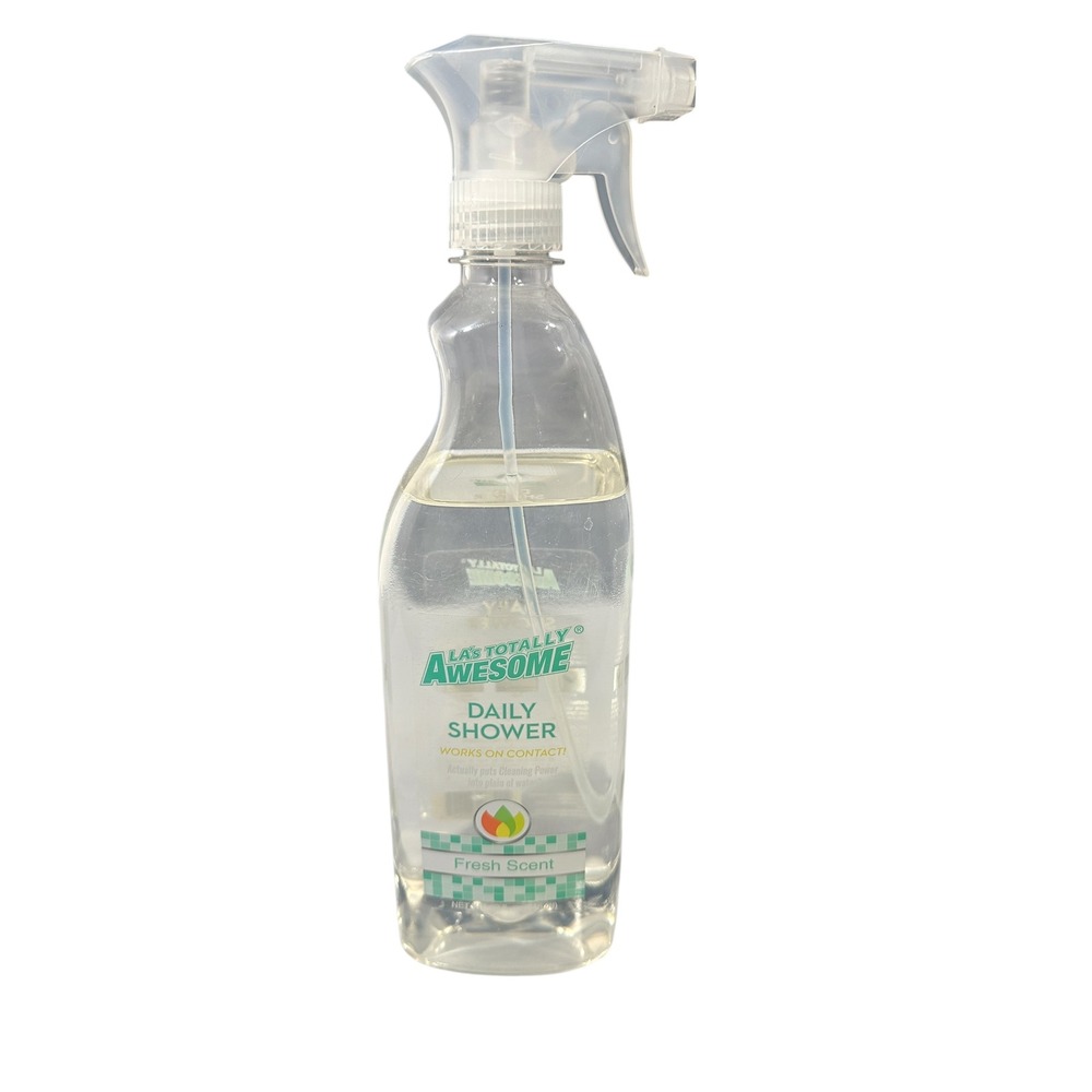 LAs Totally Awesome Daily‎ Shower Cleaner Fresh Scent 32oz 90% Full